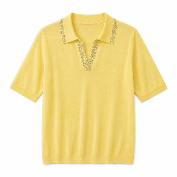 Crystal Knit Polo