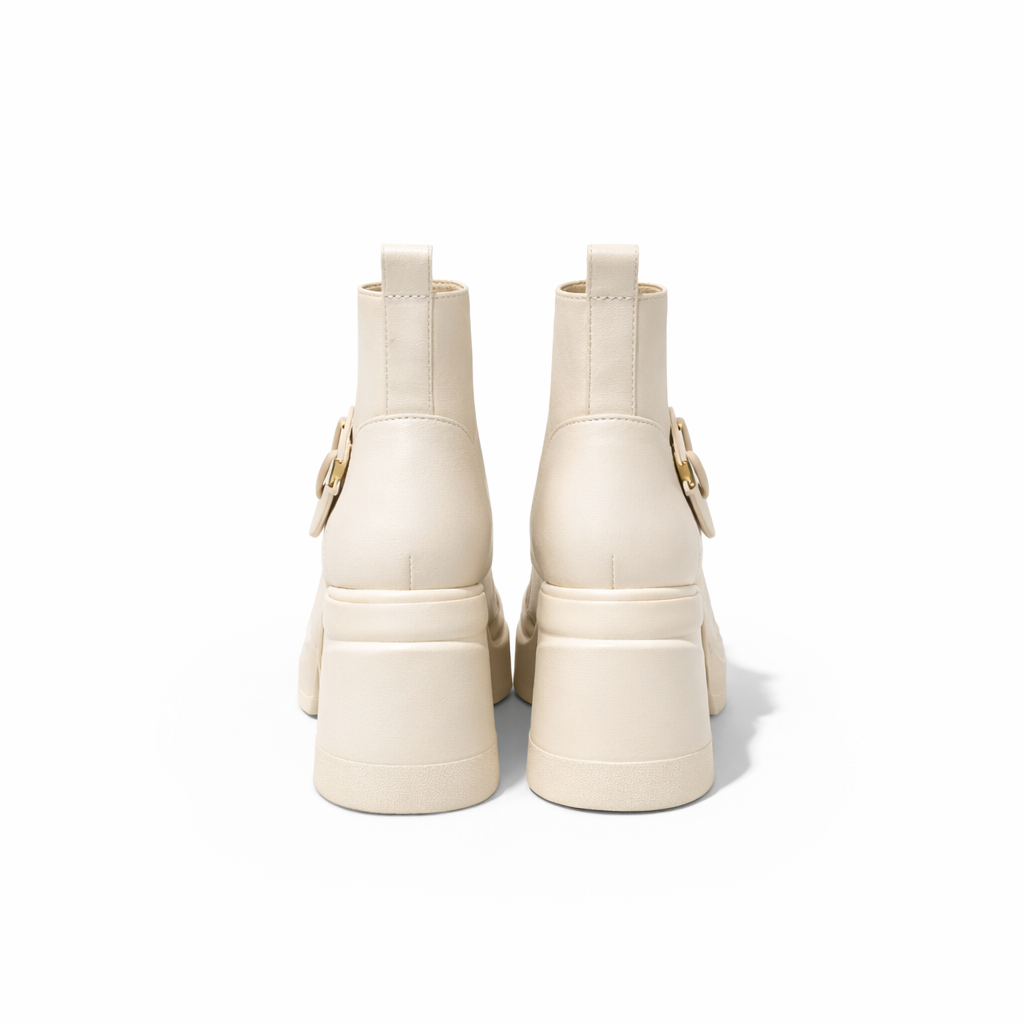 Butterfly Buckle Ankle Boots
